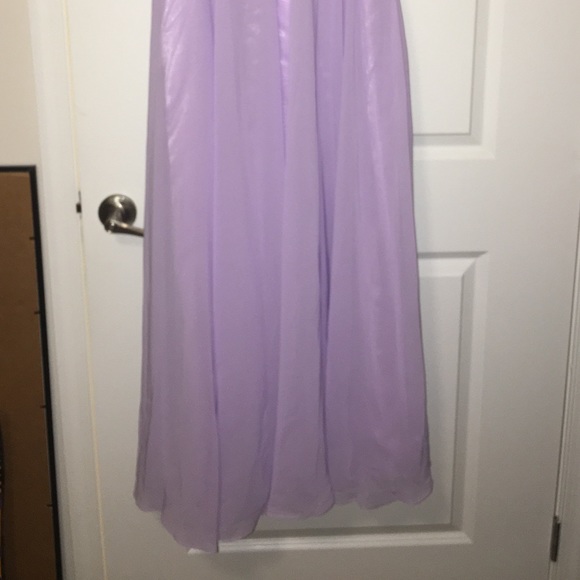 LILAC BEJEWELED PROM DRESS - Picture 6 of 6